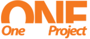 Logo One Stop Project blanco